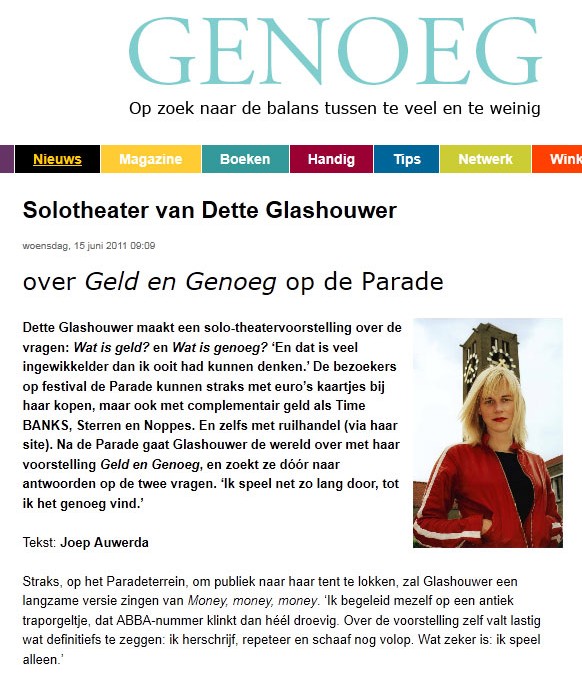Genoeg magazine, 2011/06/15